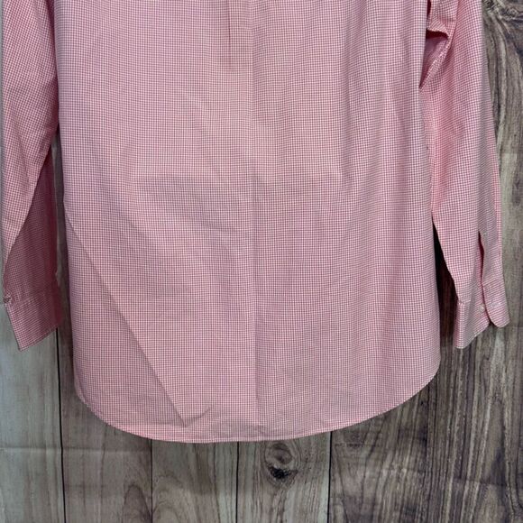 Men's Polo Ralph Lauren Classic Fit orange Check Long Sleeved Button Up Shirt la - Picture 6 of 9